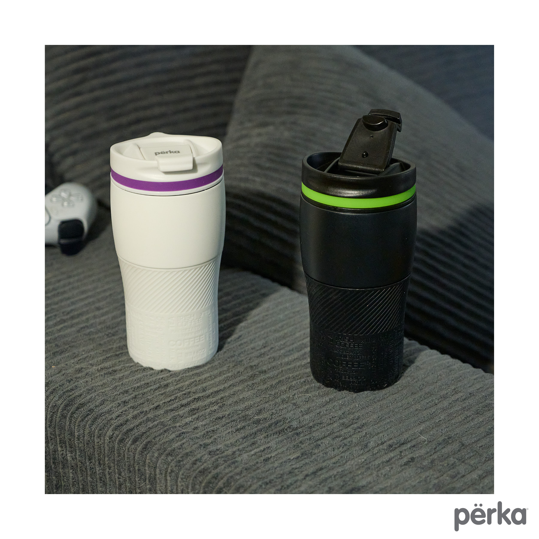 Perka® Cortado 12 oz. Double Wall Recycled Stainless Steel Coffee Tumbler 41