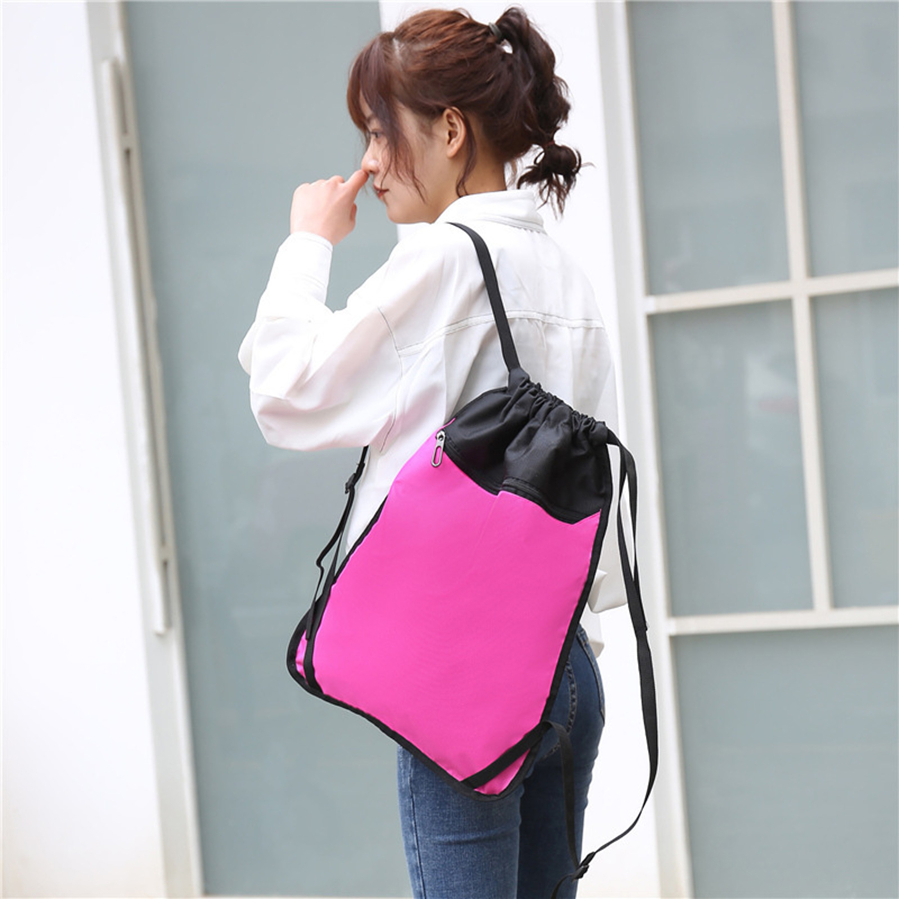 Sport Waterproof Drawstring Backpacks 3