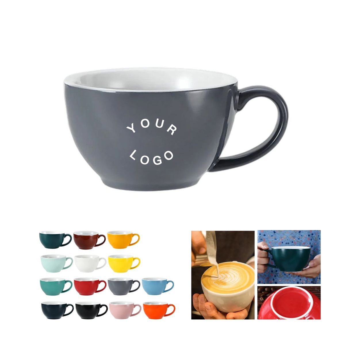 Durable Ceramic Cup Saucer for Daily Use 8