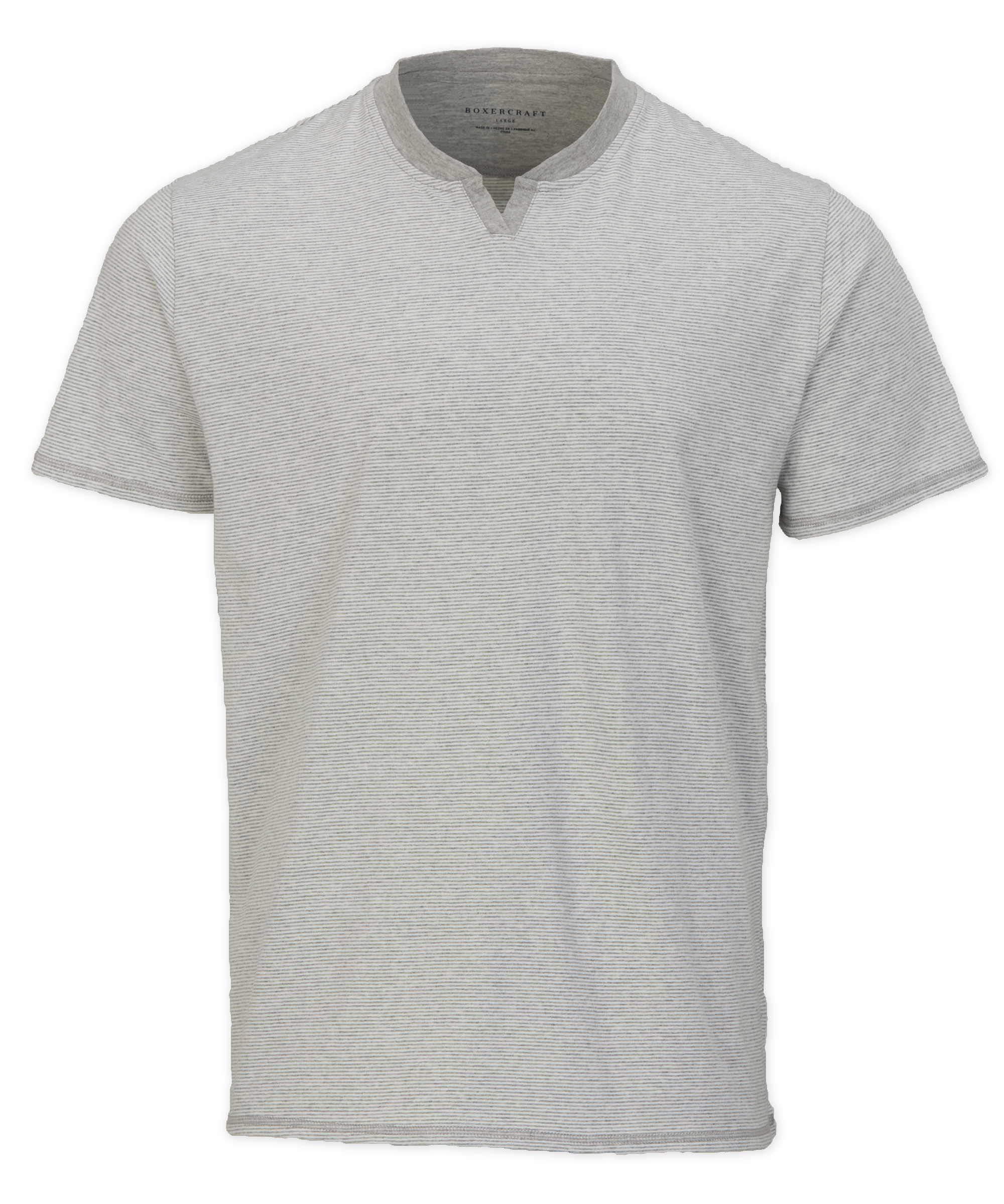 BOXERCRAFT STRIPED V-NOTCH TEE 1