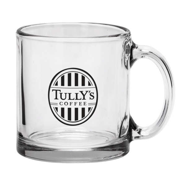 Red Eye 13 oz Libbey Clear Glass Coffee Mug 22