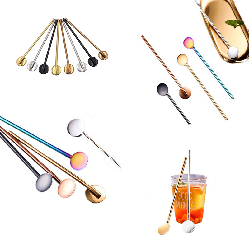 Stainless Steel Straw Spoon 2