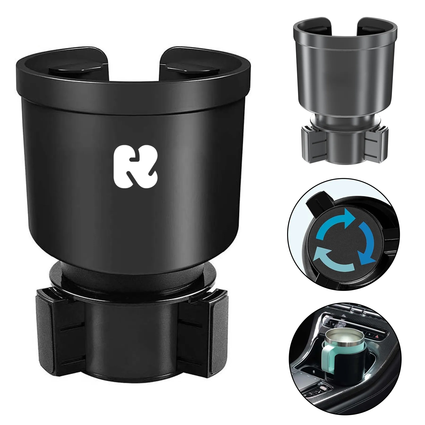 Upgraded Car Cup Holder Extension Adapter 2