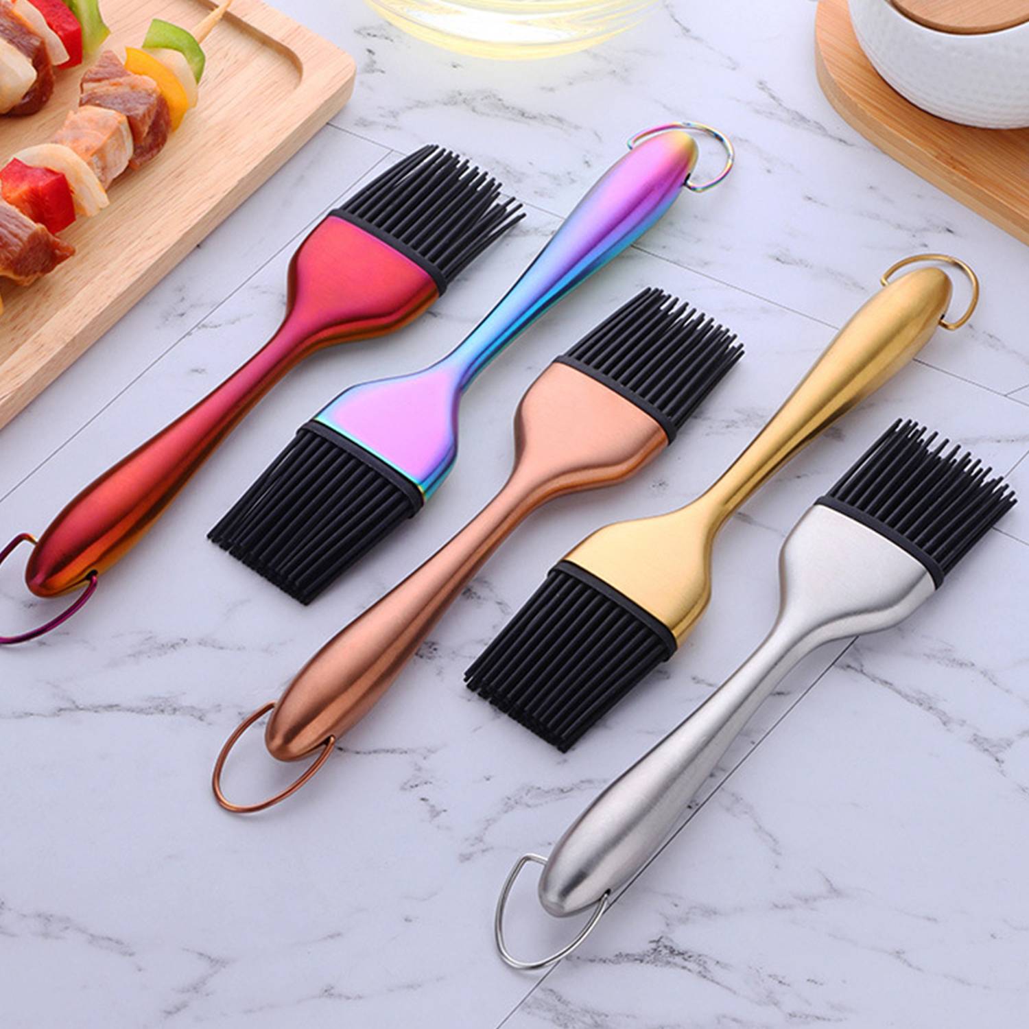 Stainless Steel Barbecue Brush 4
