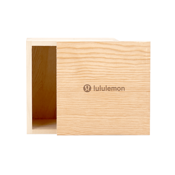 4" x 4" Small Square Wooden Box 2