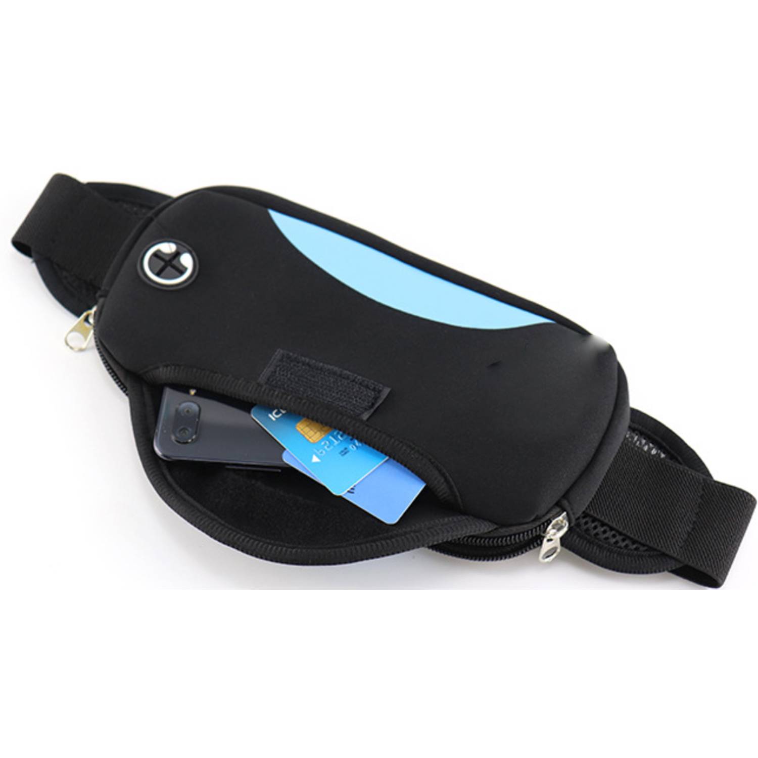 Outdoor Polyester Sports Waist Bag With Earphone Port 6