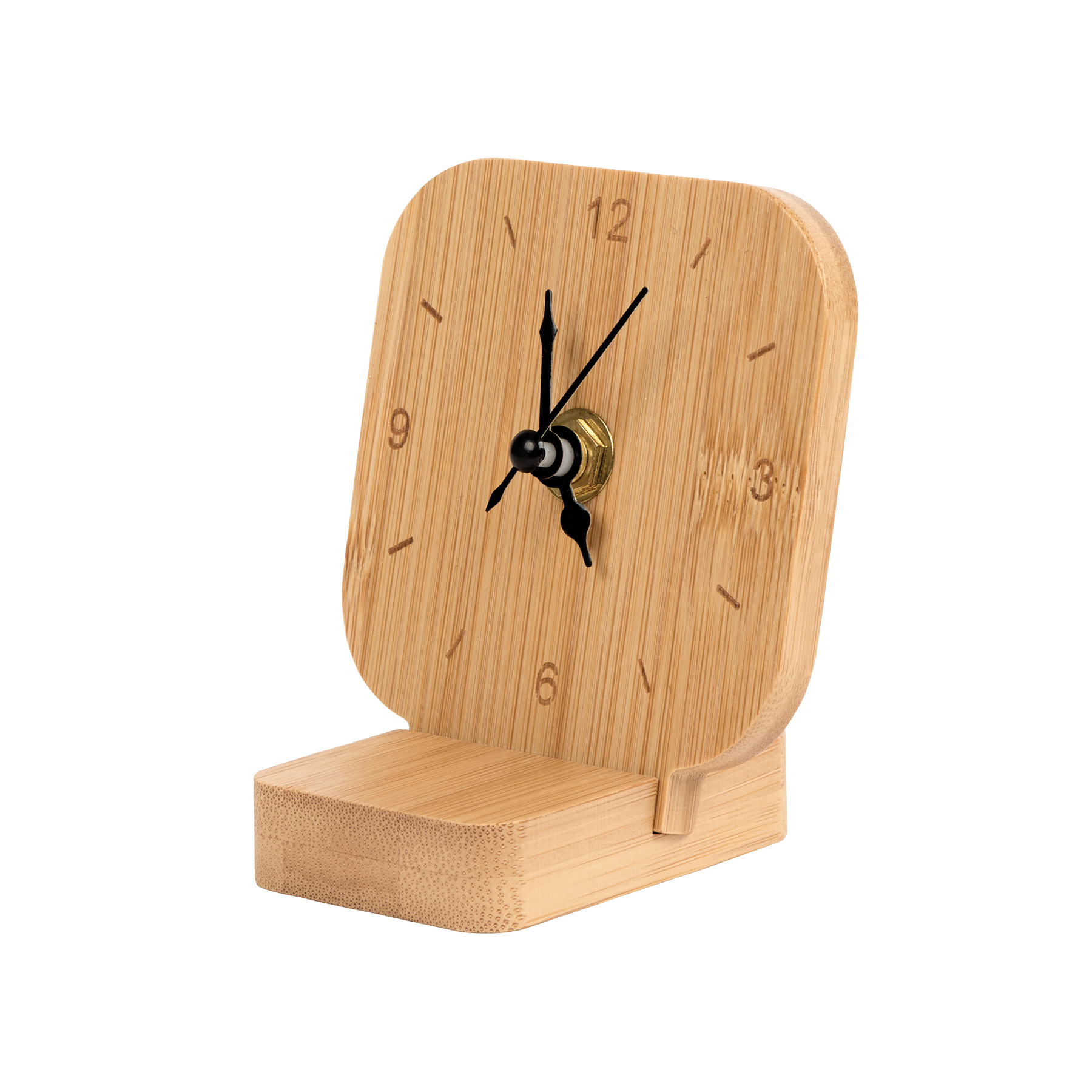 Cade Bamboo Desk Clock 12