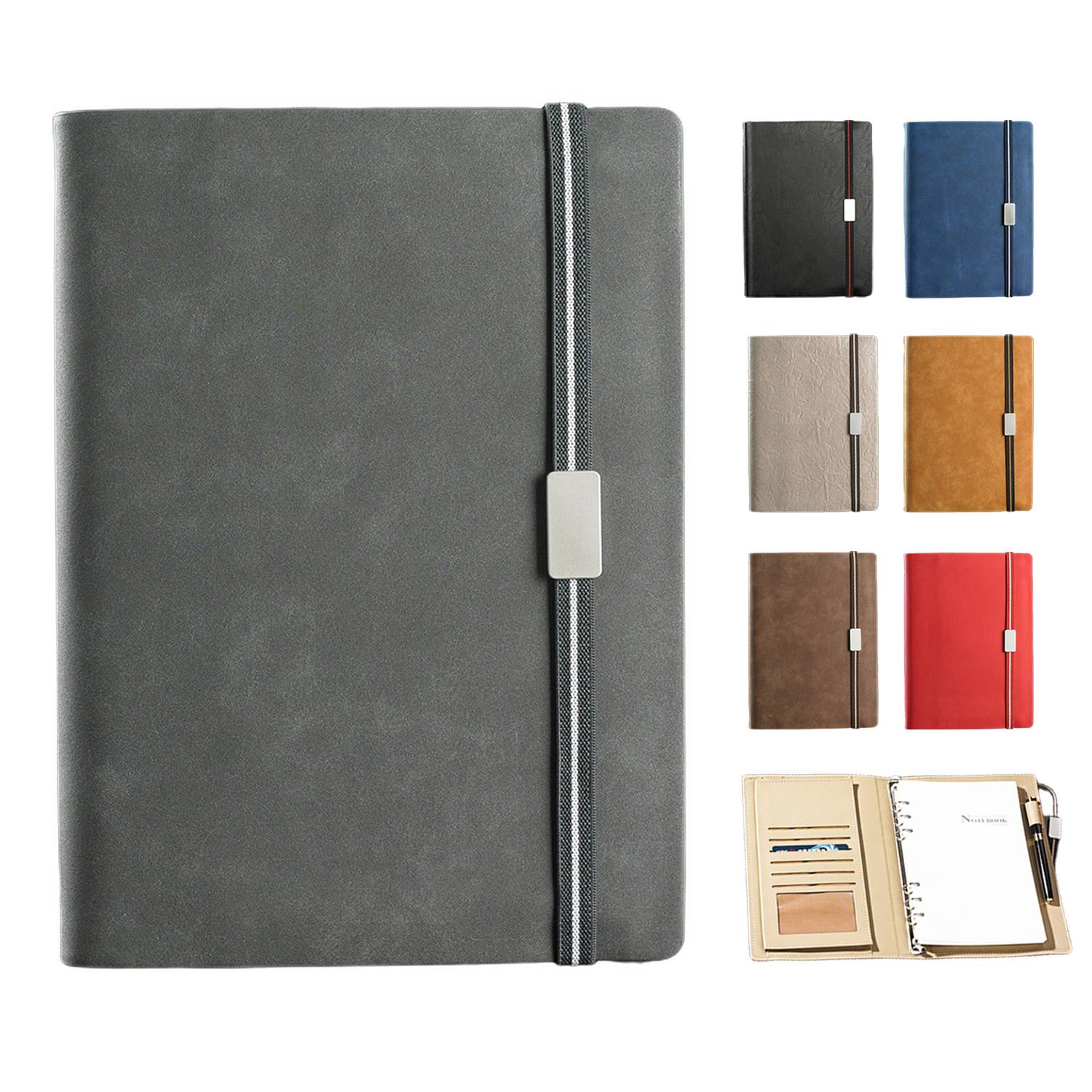 A5 PU Leather Binder Notebook 13