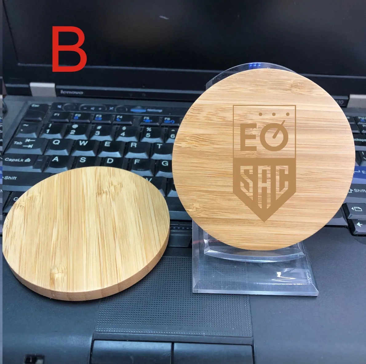 Bamboo Wireless Charge Pad 3