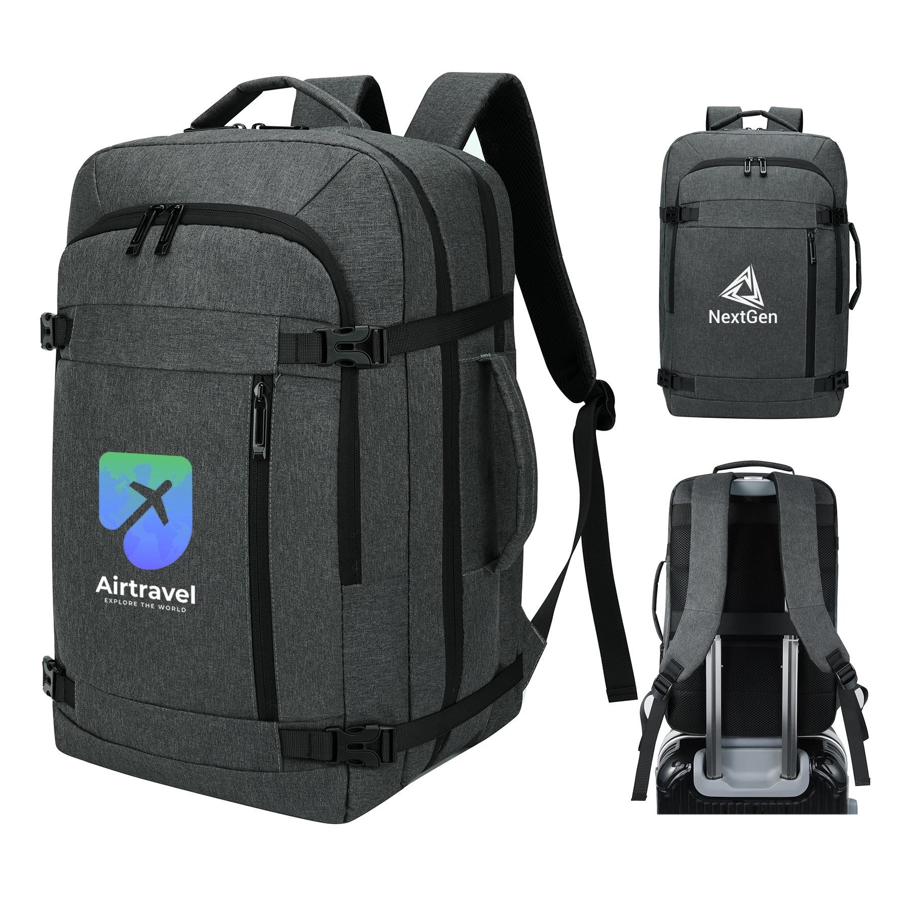 Large Carry On Travel Backpack 9
