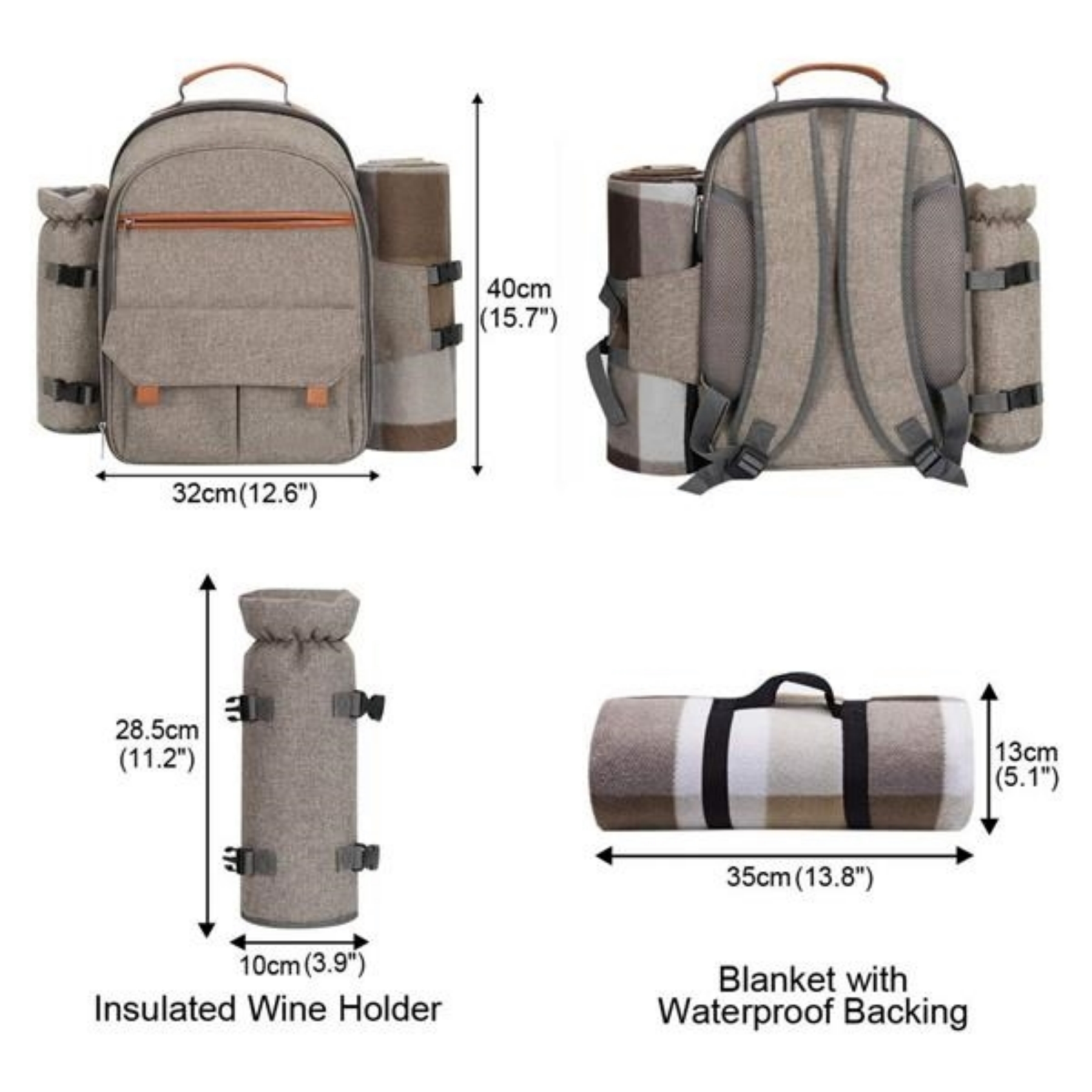 Picnic Backpack for 4 Person 1
