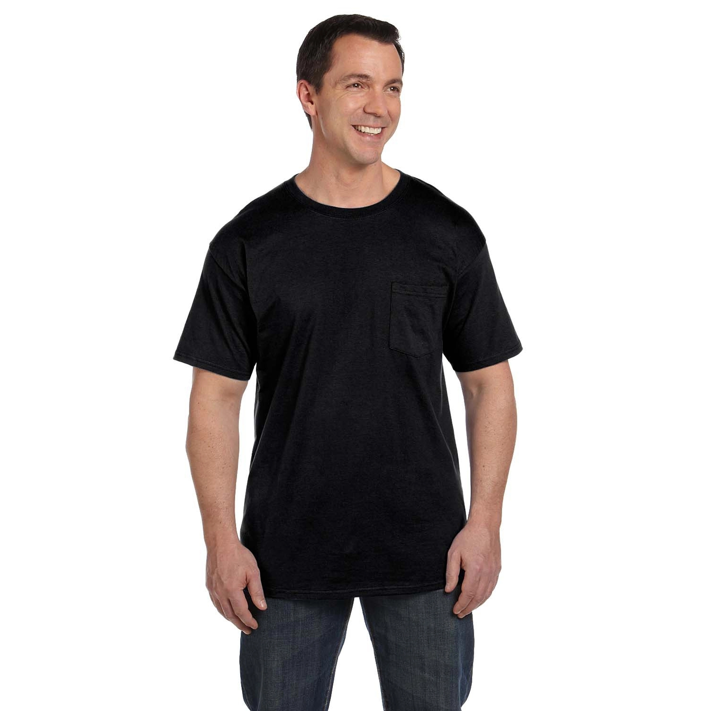 Hanes Adult 6.1 oz Beefy-T with Pocket 11