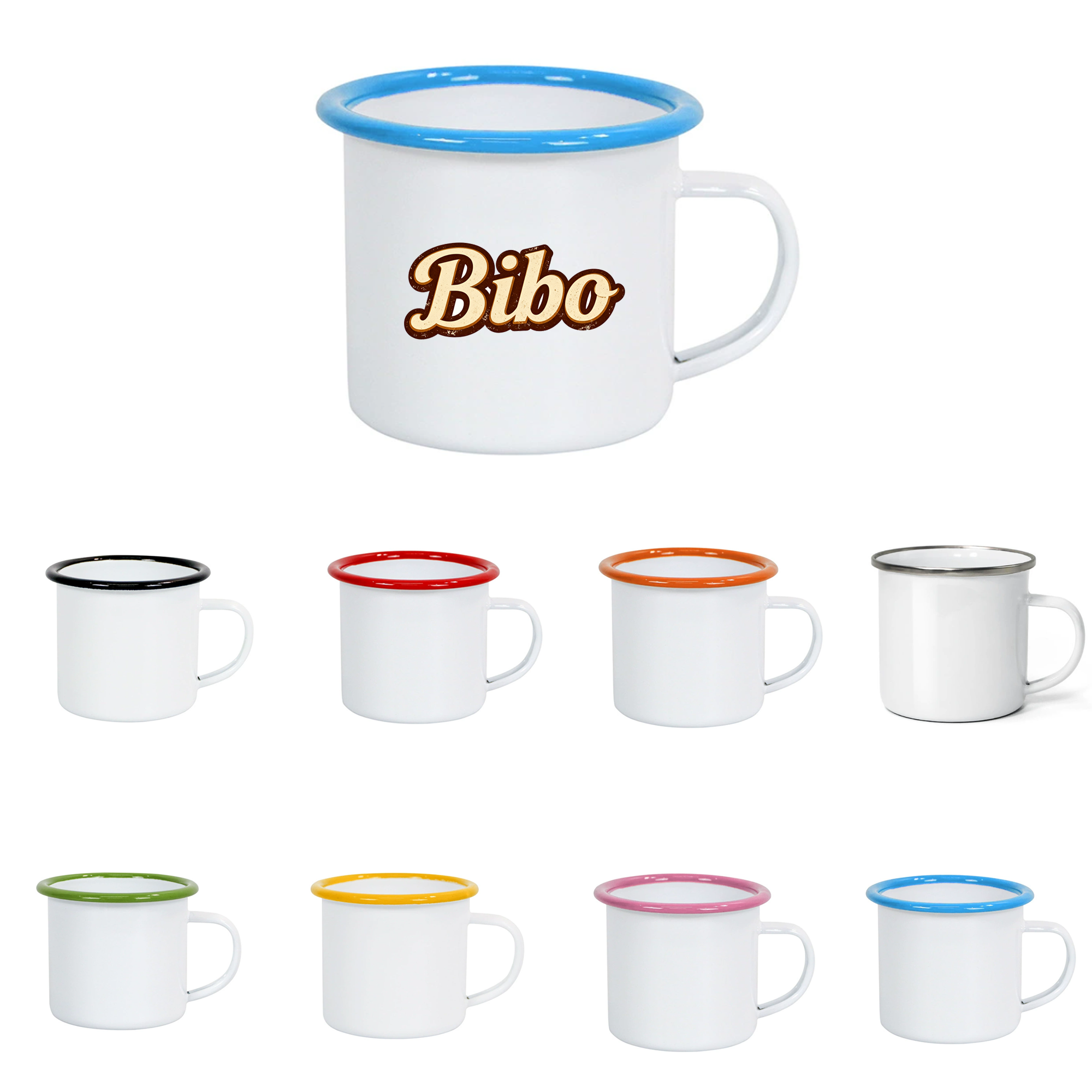 12 Oz Reusable Enamel Cup Camping Mug 4