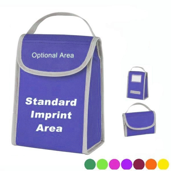 Folding Identification Insulated Lunch Bag 2