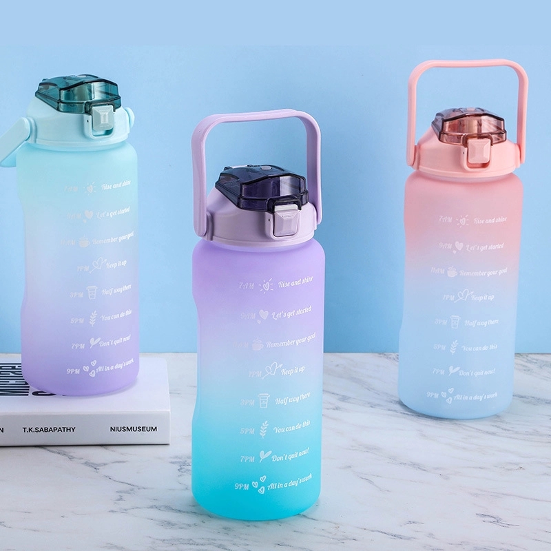 67Oz Portable Large-Capacity Frosted Water Bottle 5