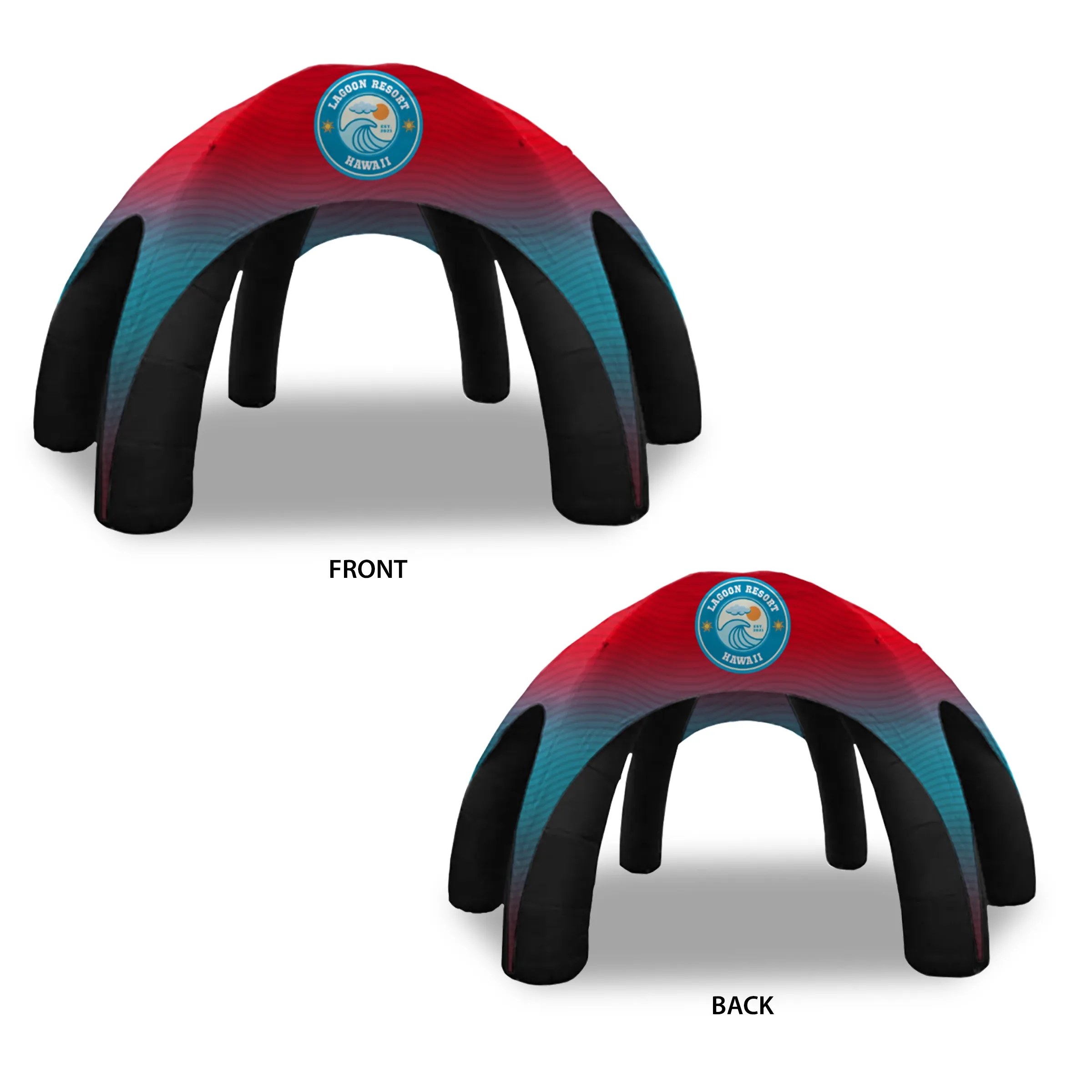 20' Custom Inflatable Spider Tent with 6 legs with Canopy 2