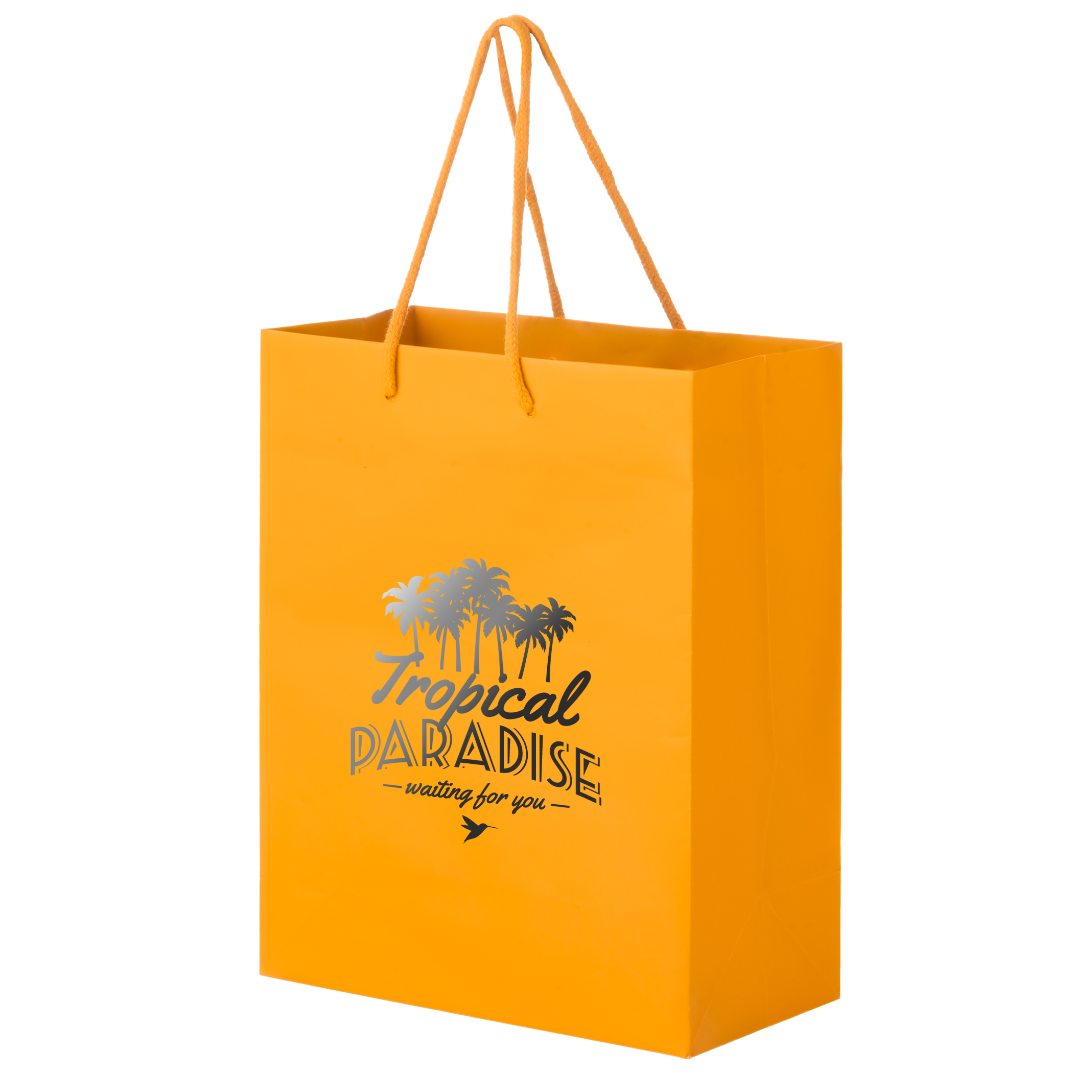 Matte Laminated Euro Tote Bags - Foil Stamped 6