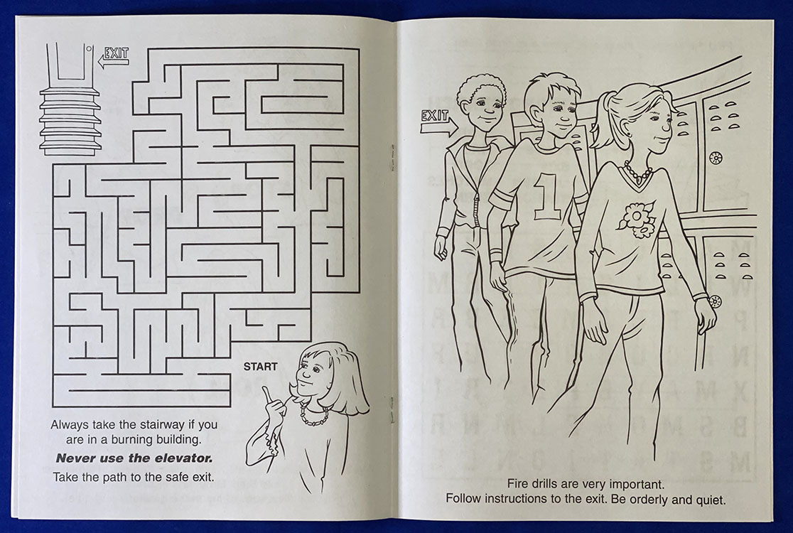 COLORING BOOK - Fire Safety Coloring & Activity Book 2