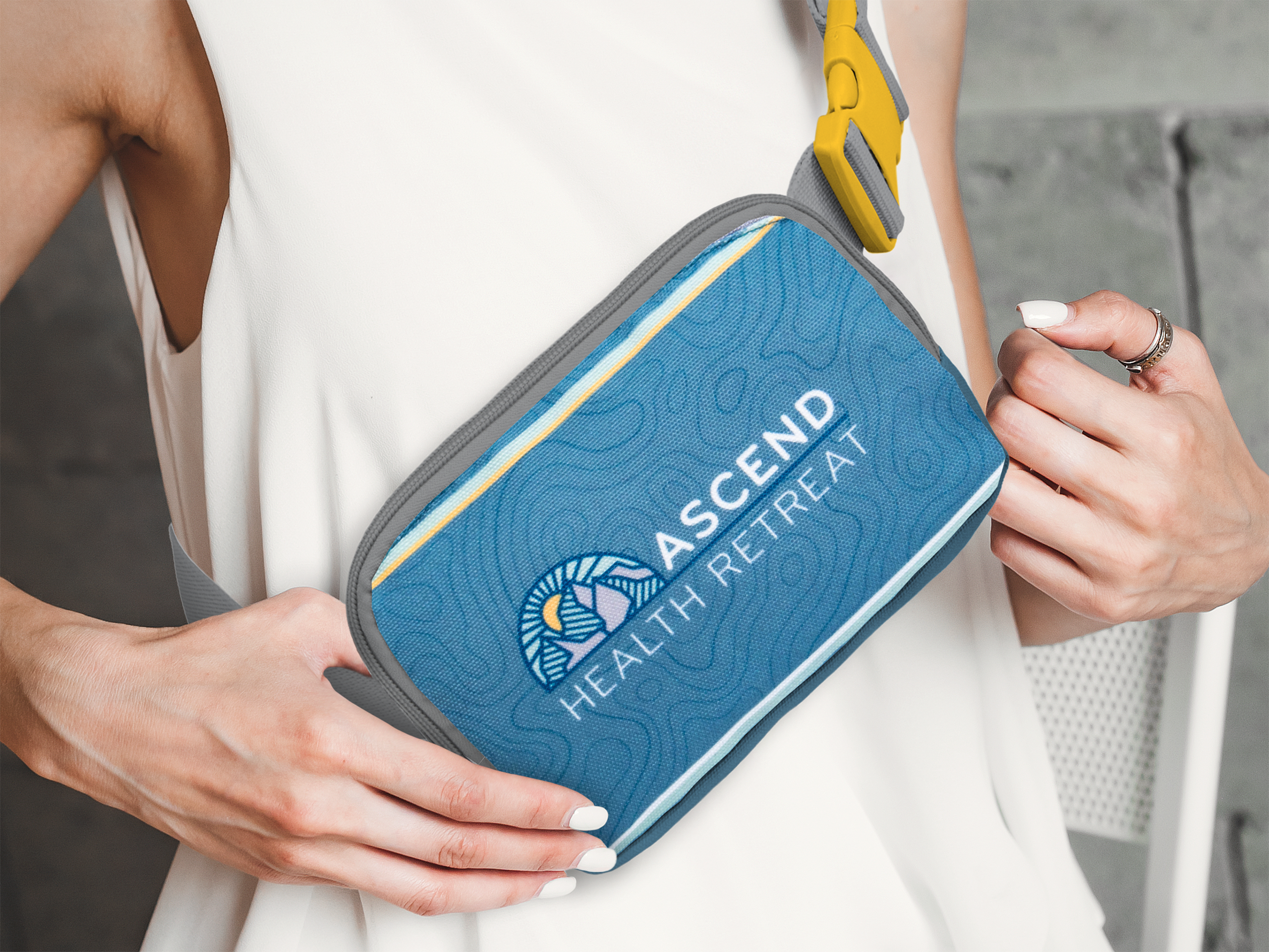 Recycled Canvas Crossbody Bag