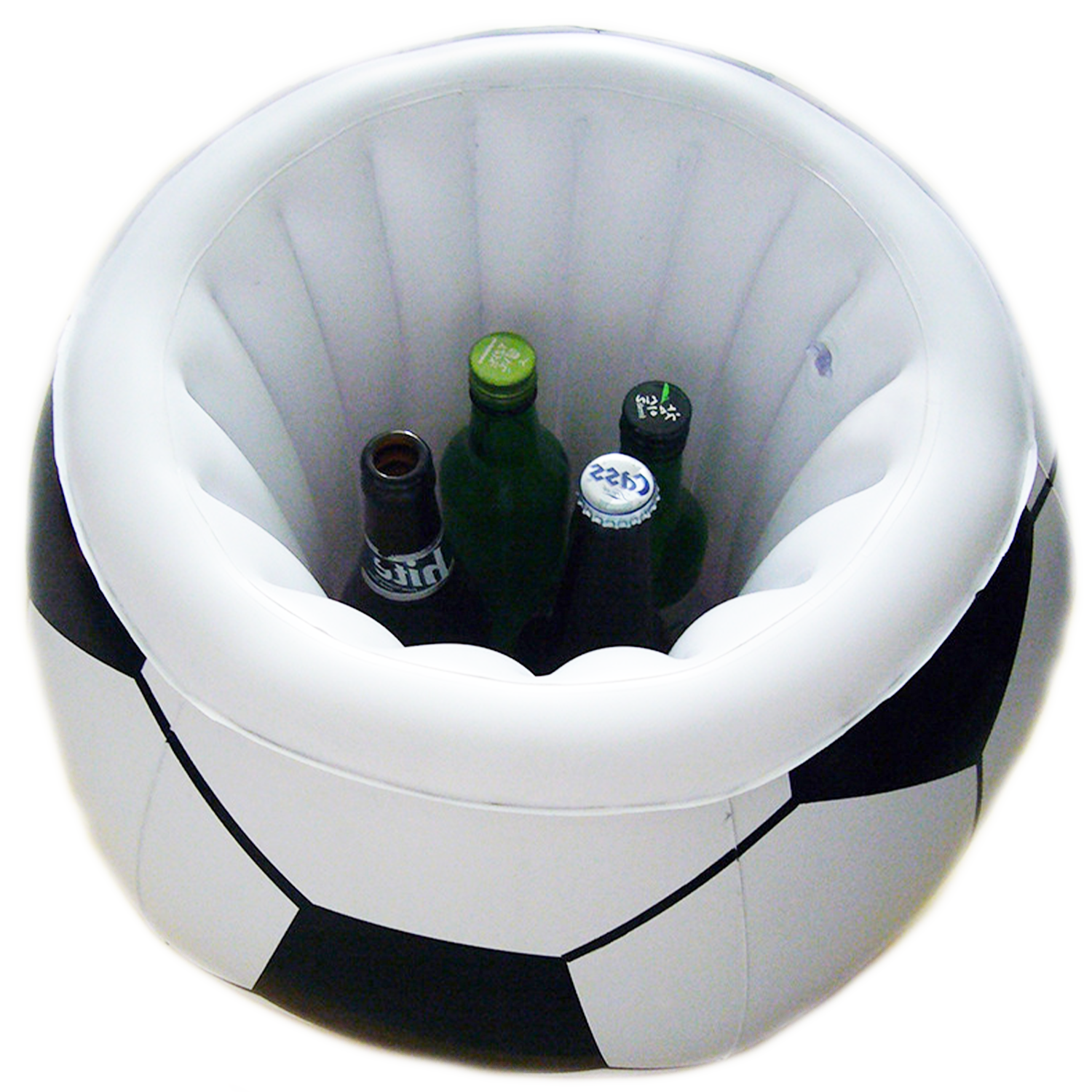 Inflatable PVC Soccer Ball Beverage Cooler Ice Bucket 4