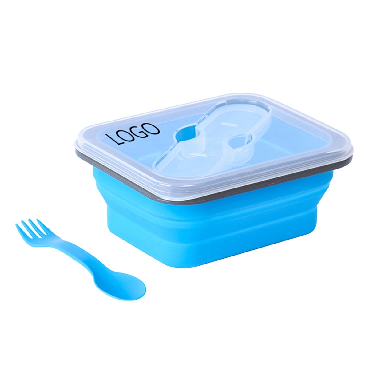 24oz Silicone Lunch Box Collapsible Food Storage Containers 1