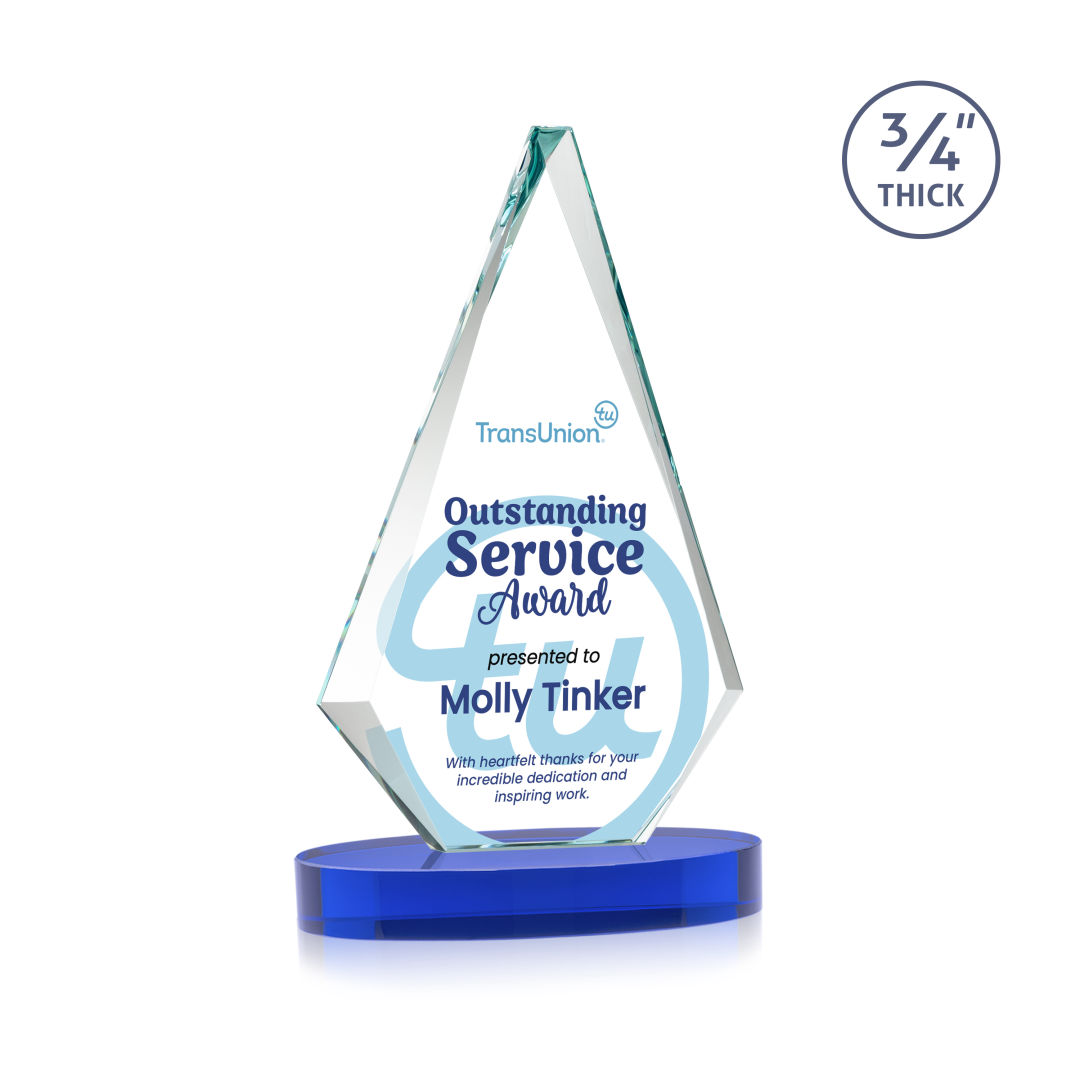 Windsor VividPrint™ Award on Alberton Base - Blue 1