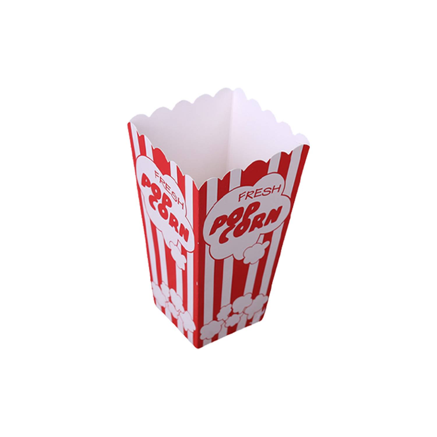 Square Disposable Food Folding Popcorn Paper Box 3