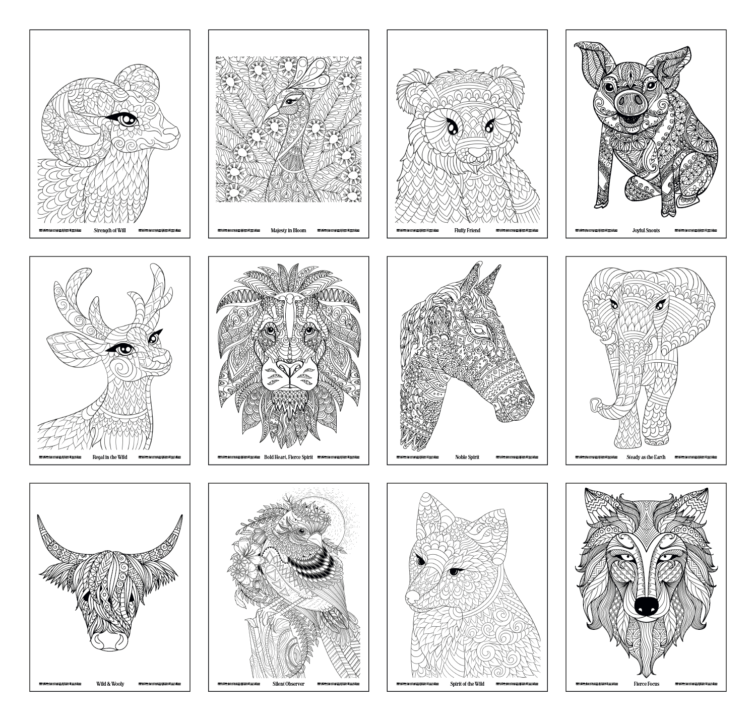 Good Value™ Wild Wonders Adult Coloring Book 9