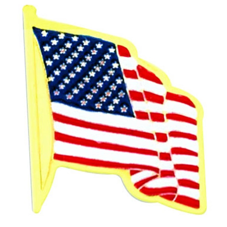American Flag Service Lapel Pin