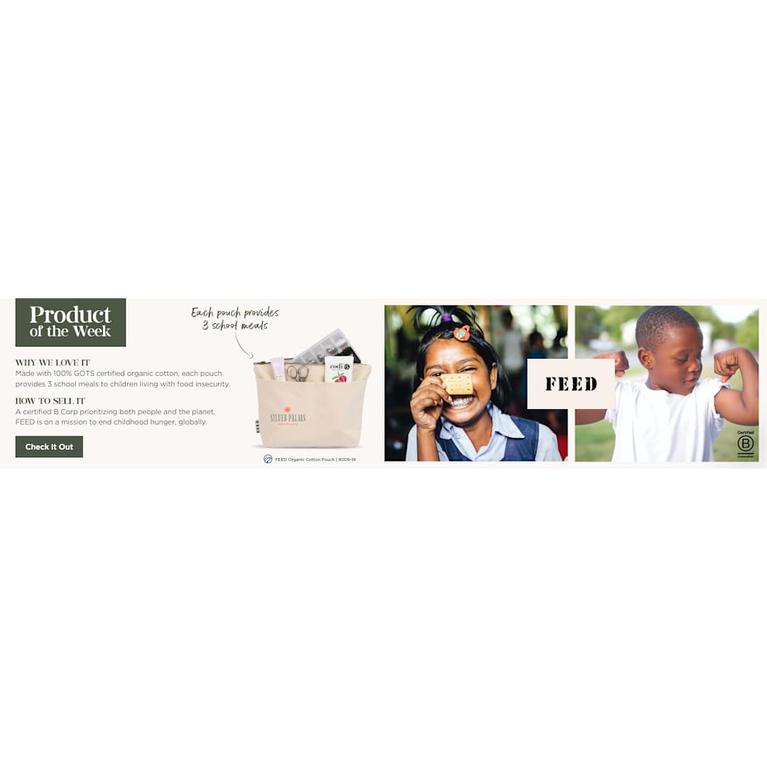 FEED Organic Cotton Pouch 22