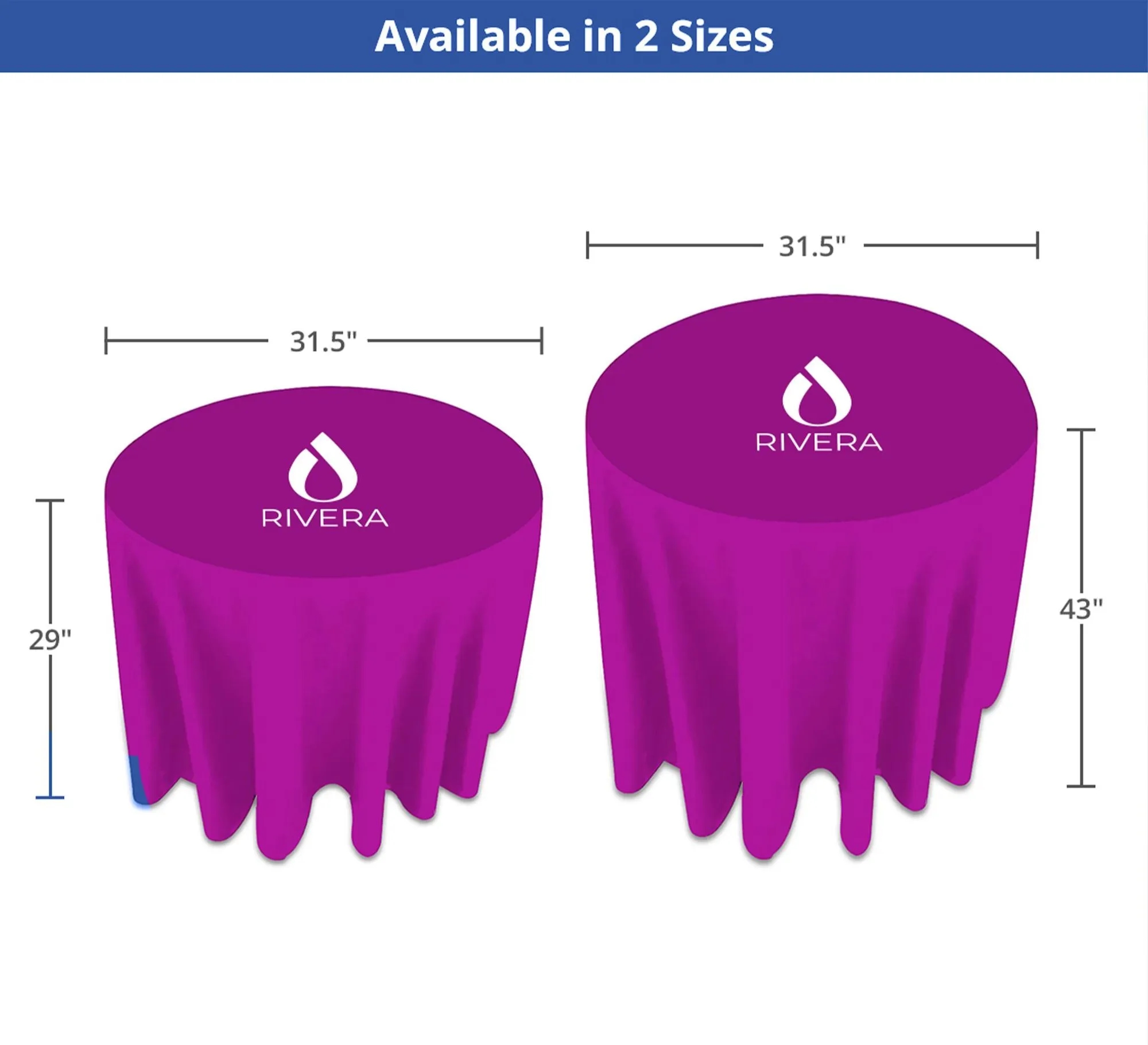 Round Table Throws 31.5" X 29" 5