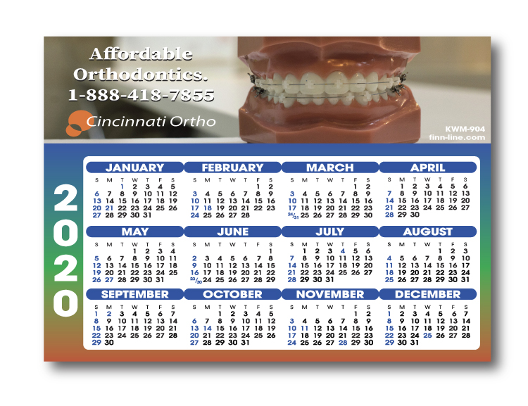 Year-At-A-Glance Magnet Calendar 1