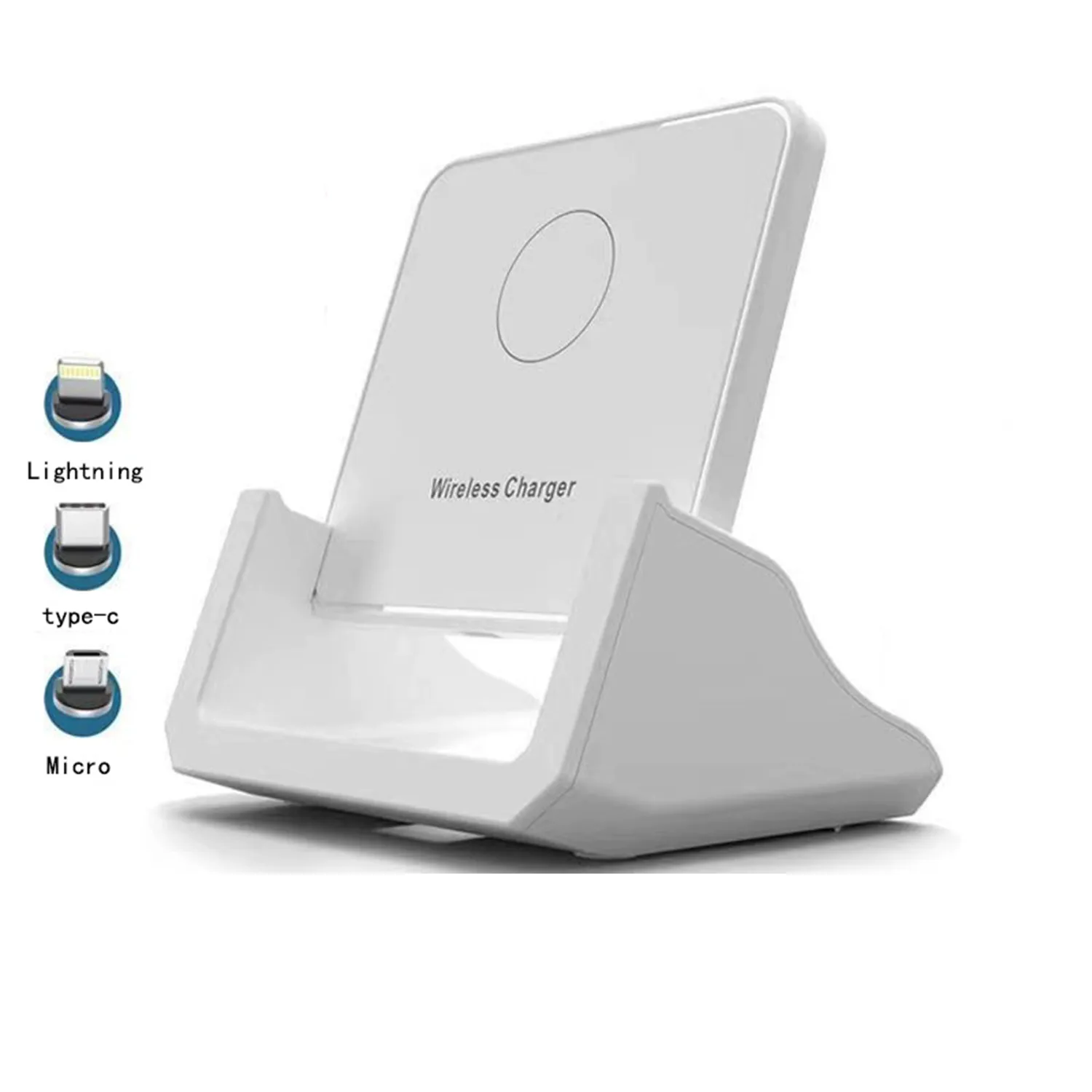 Wireless Charger With Mobile Phone Holder 2