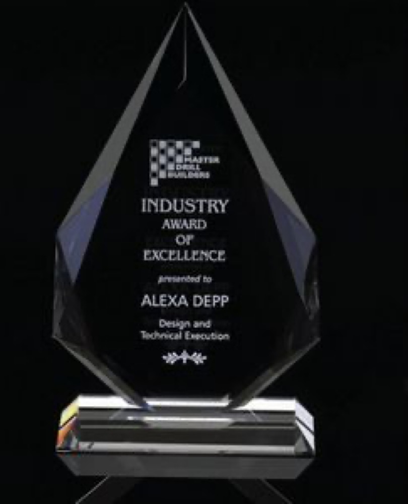 8" OptiMaxx Diamond Flame Award