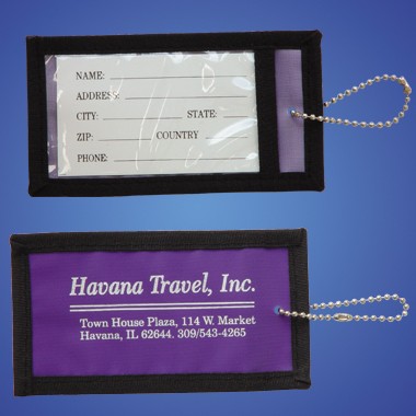 NYLON LUGGAGE TAG - PURPLE 2
