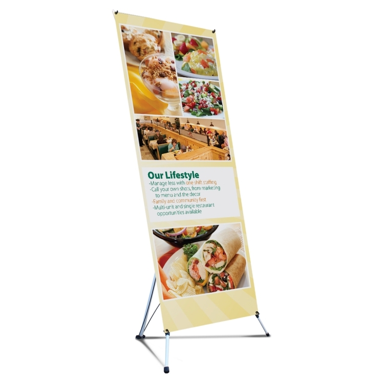 X-Banner Replacement Graphic, - 34.75"W x 86"HVinyl for 36.5"W x 89.5"H 2