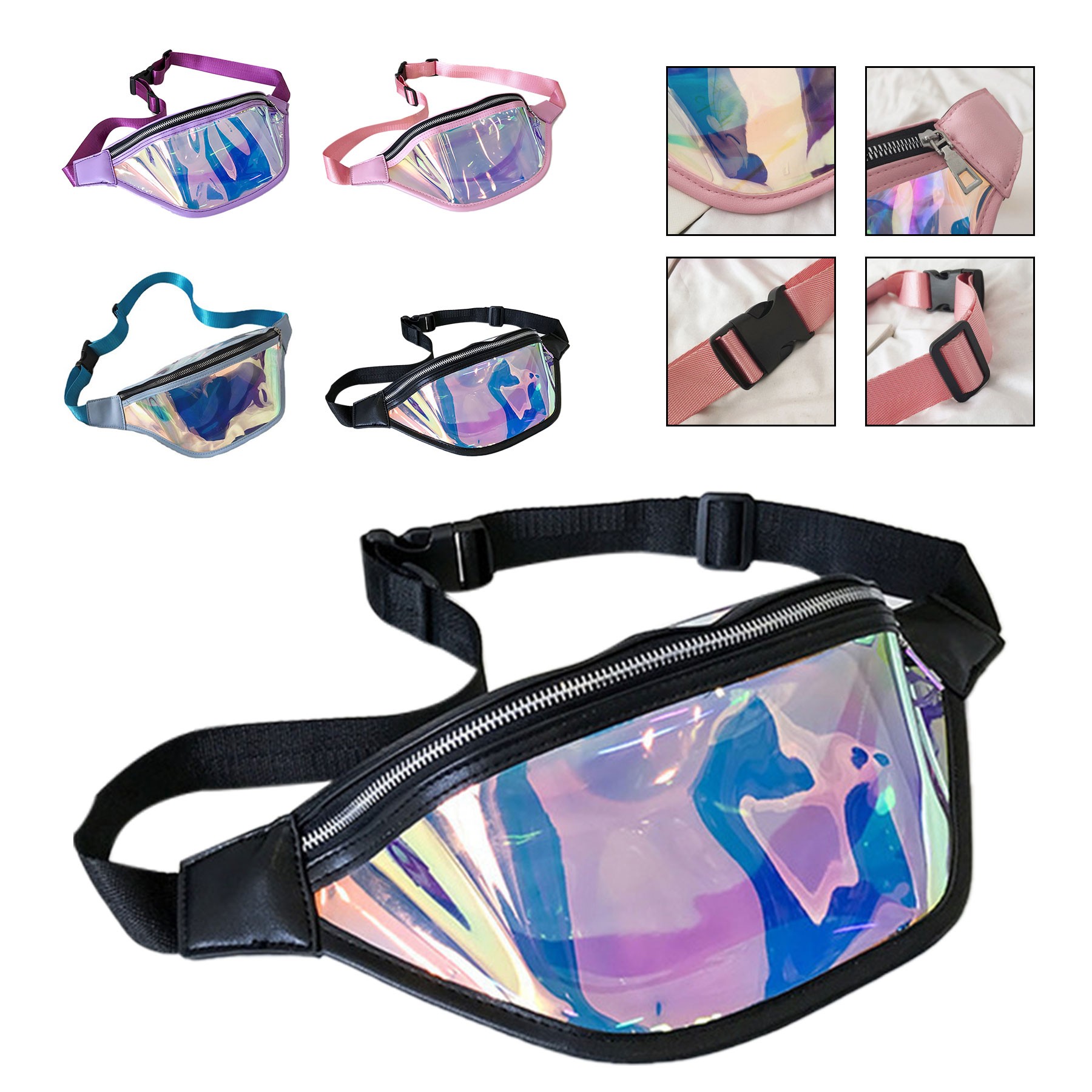 Holographic Waterproof Fanny Pack