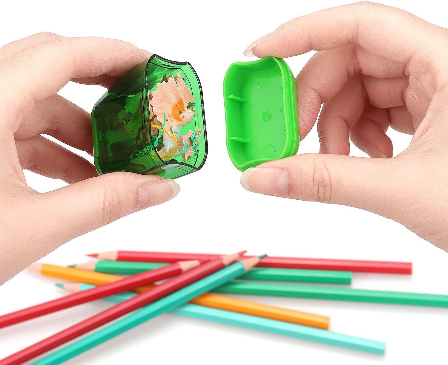 Handheld Pencil Sharpener with Lid 4