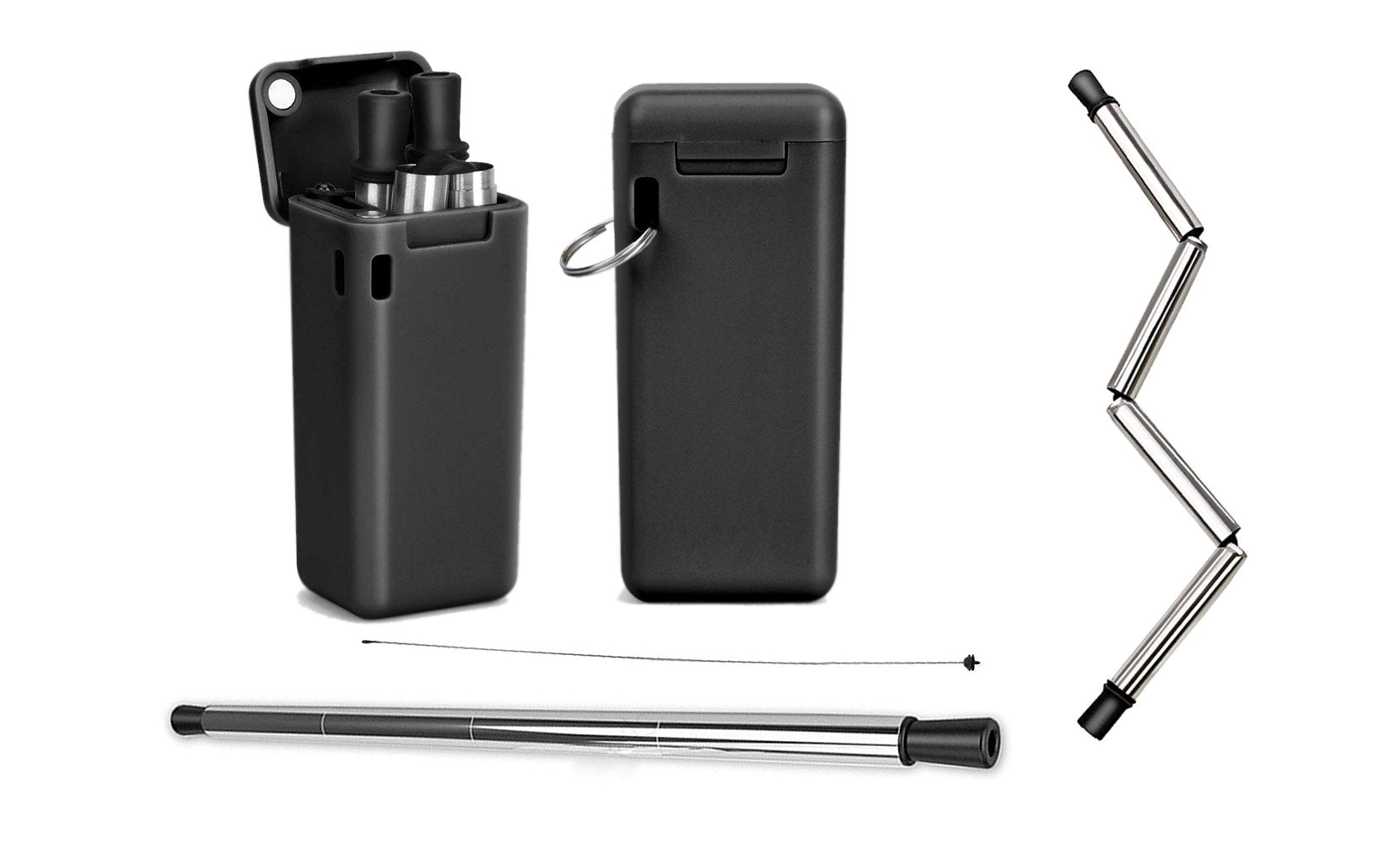 Collapsible Reusable Straw With Case 9