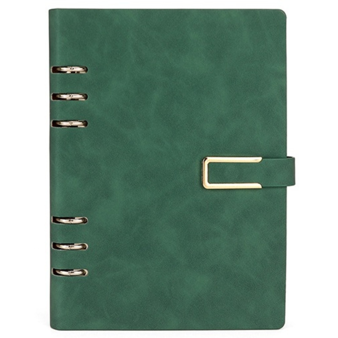 A5 Notebook 6-Ring Binder W/ Magnetic Snap Closure 2