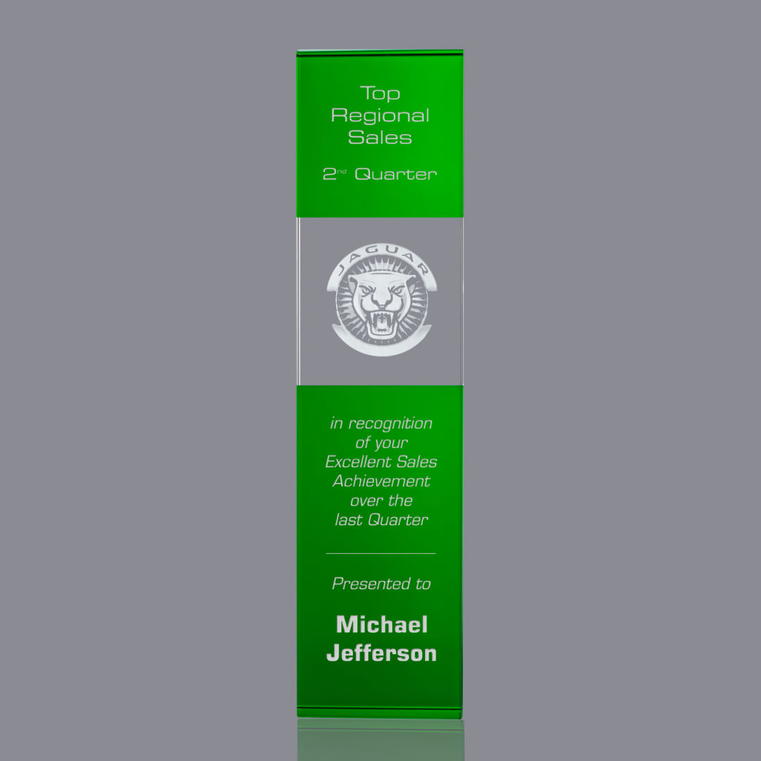 Araceli Tower 3D Award - Green 3