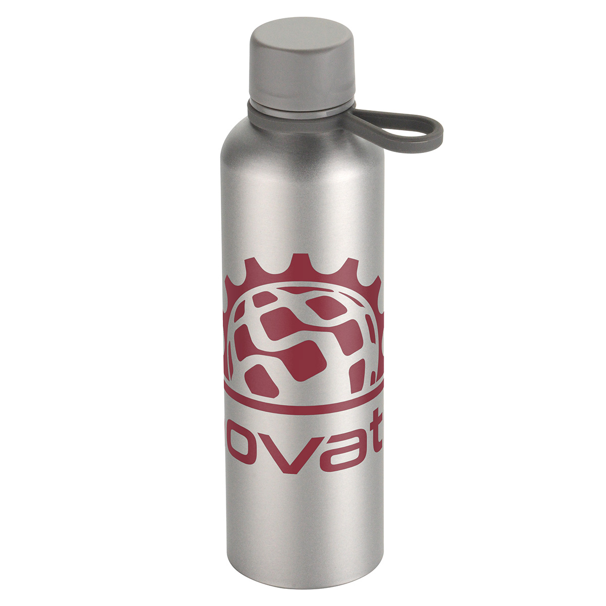 Avento 25 oz Recycled Aluminum Bottle with Silicone Loop 27