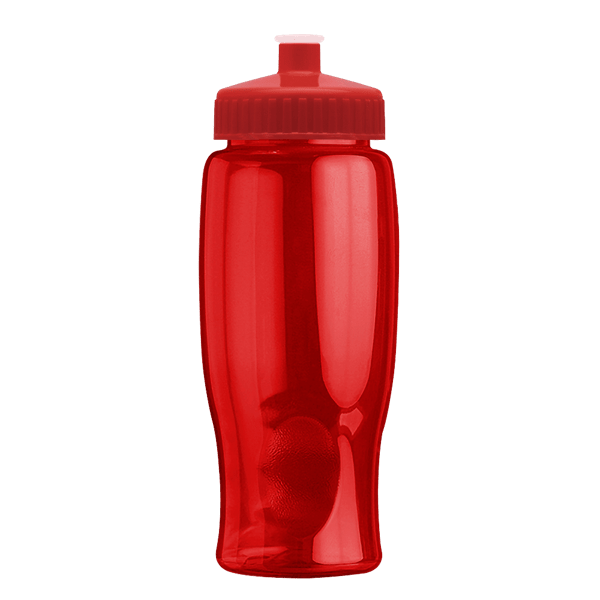 Rotation 27oz Transparent Contour Bottle w/Push-Pull Lid 17