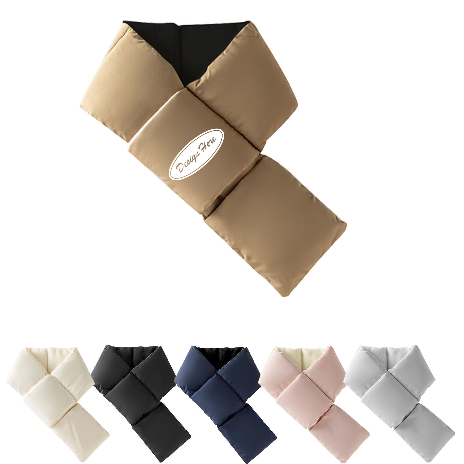 Winter Scarfs for Women Cold Weather Down Scarf Waterproof Ultralight Neck 3