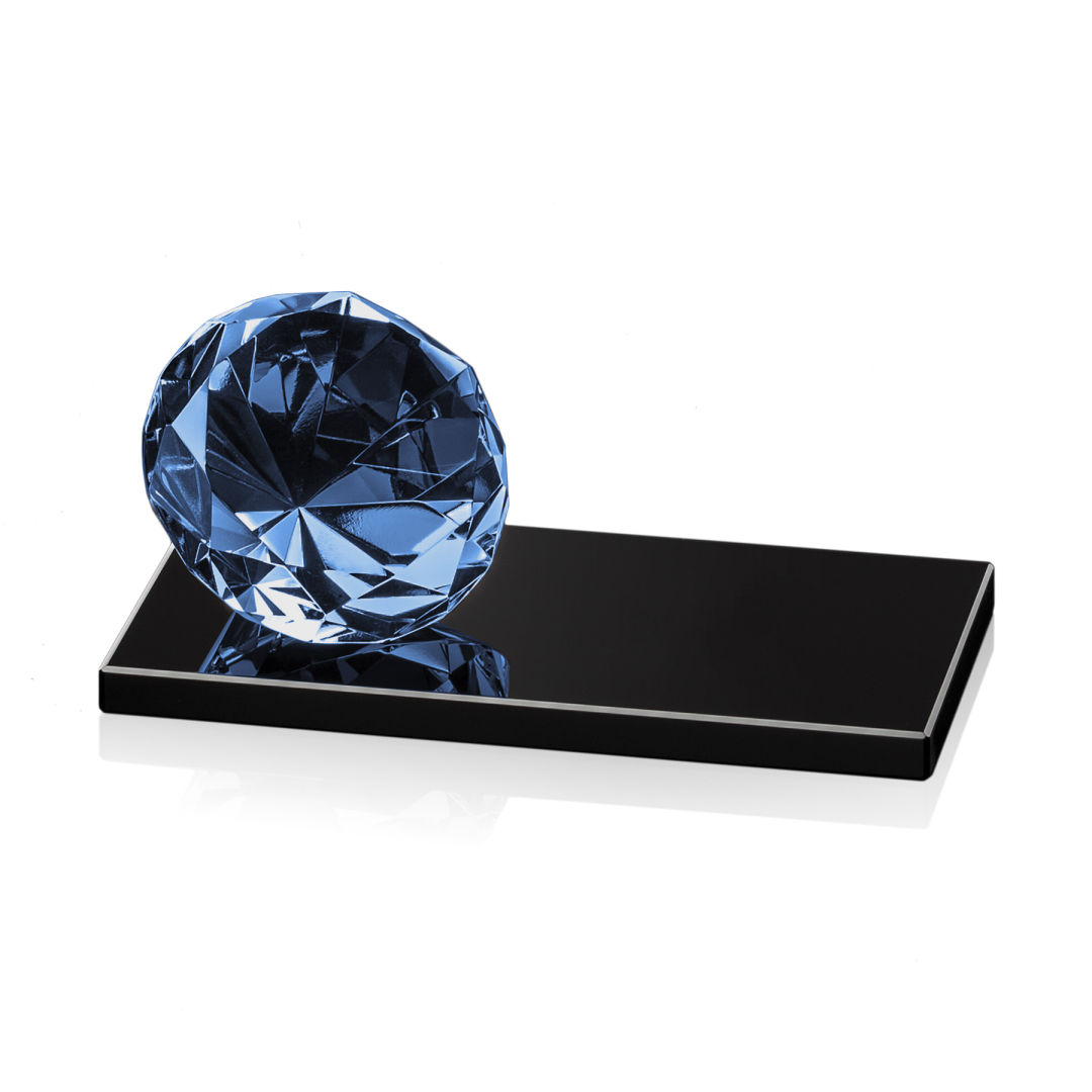 Gemstone Award on Black - Sapphire 8