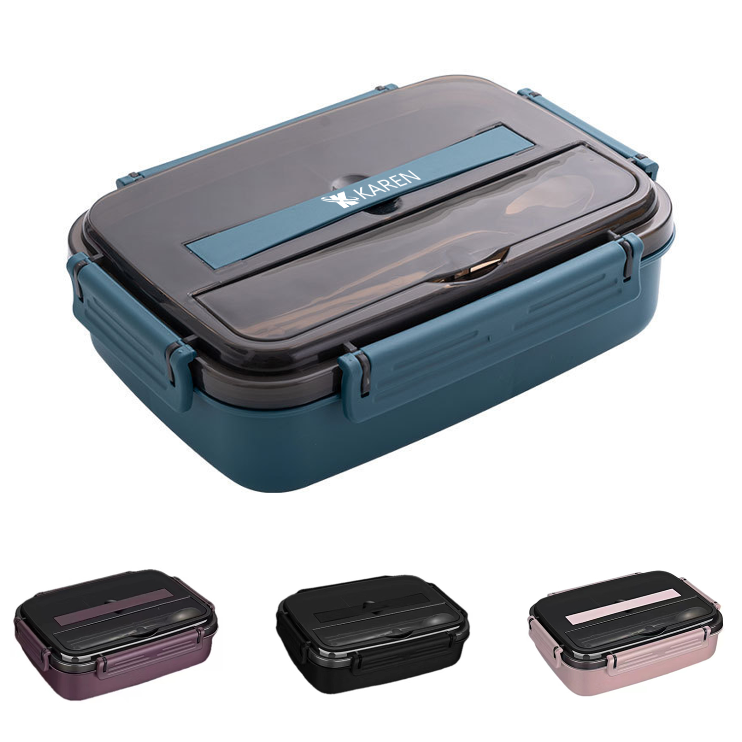Leak-Proof Four Compartments Storage Lunch Box 4