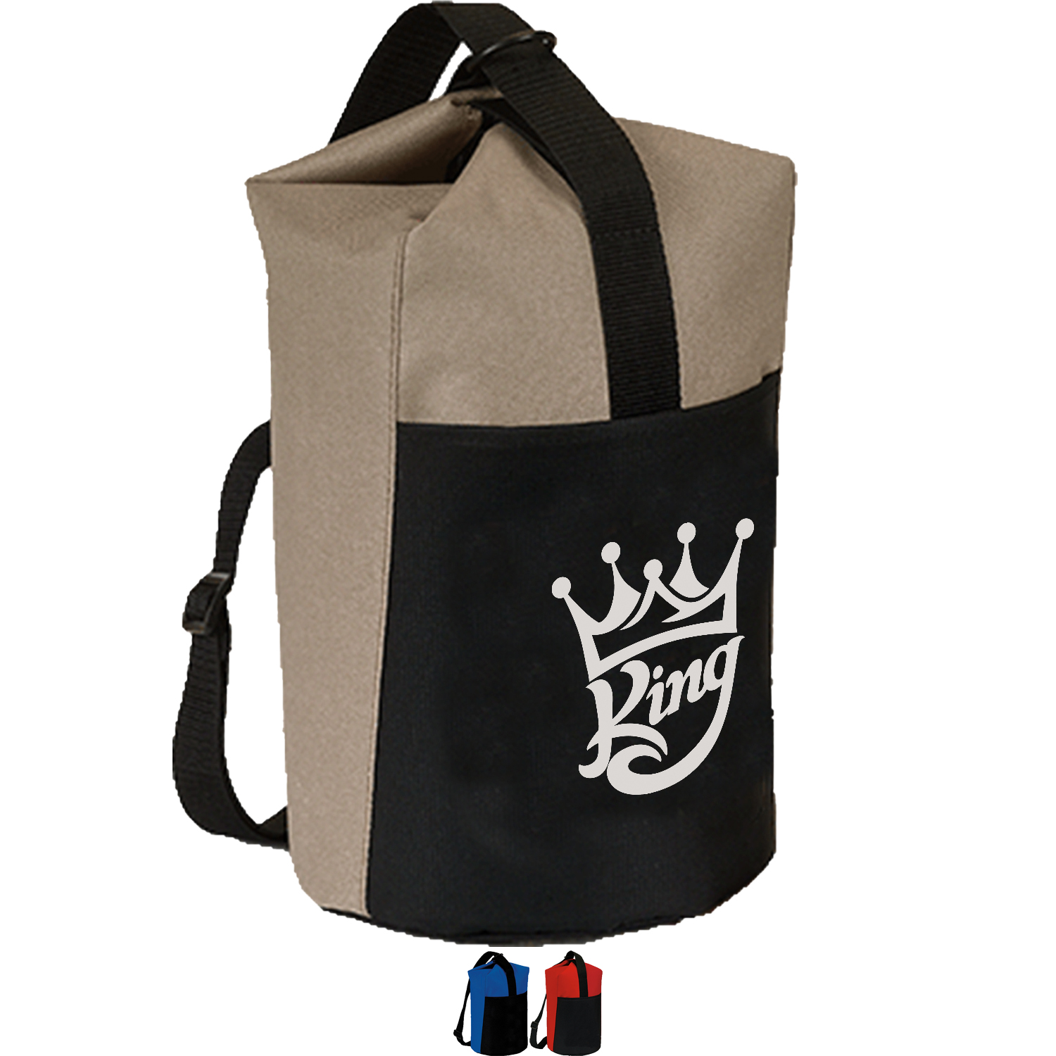 Premium Insulated 12 Pack Sling Cooler Bag w/ Front Pocket (15"H x 8"D) 4
