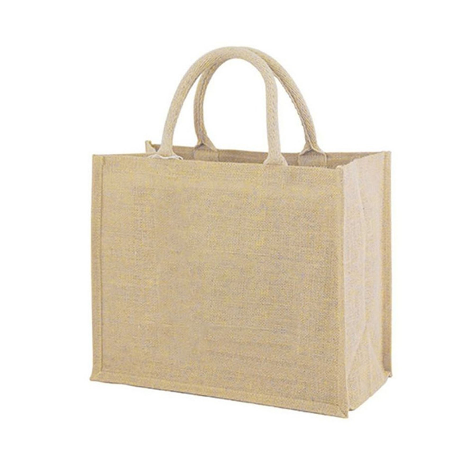 Burlap Shopping Tote Bag 2