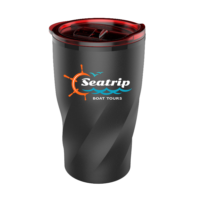 14oz Stainless Steel Twisting Tumbler with Lid 13