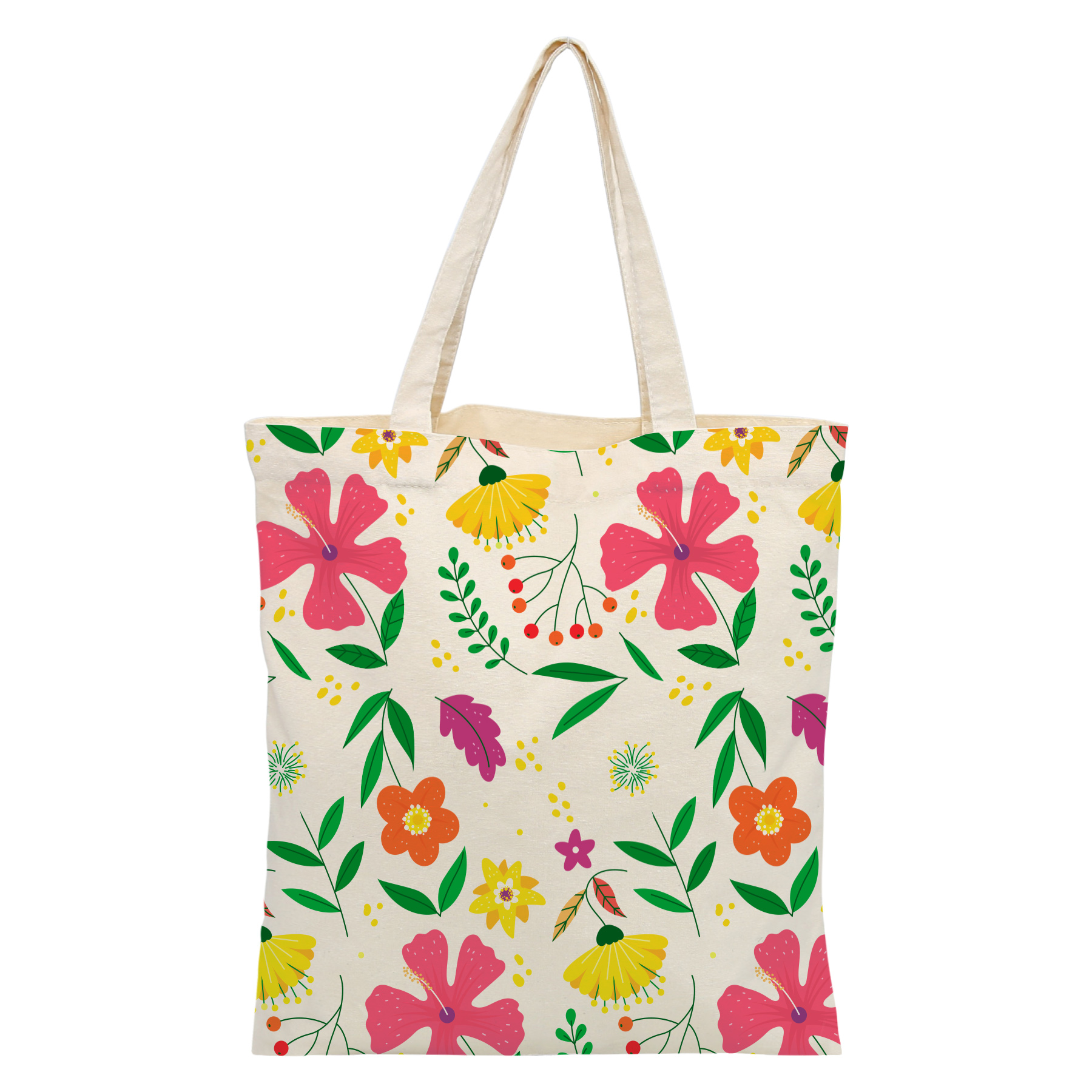 12 Oz Full Wrap Sublimation Canvas Tote Bag 5